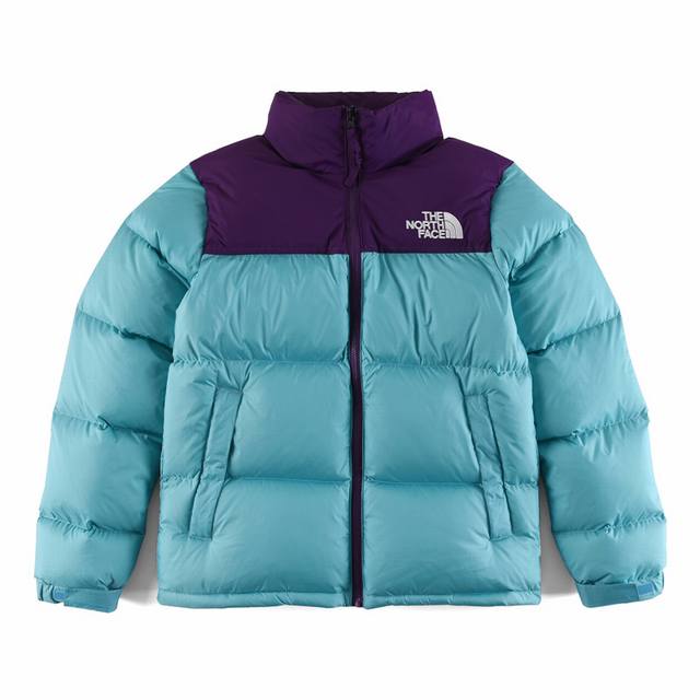 顶级版本，随意对比』 The North Face 北面nuptse 1996经典款男女同款羽绒服-蓝紫色 The North Face 的字面含义为山的最寒冷