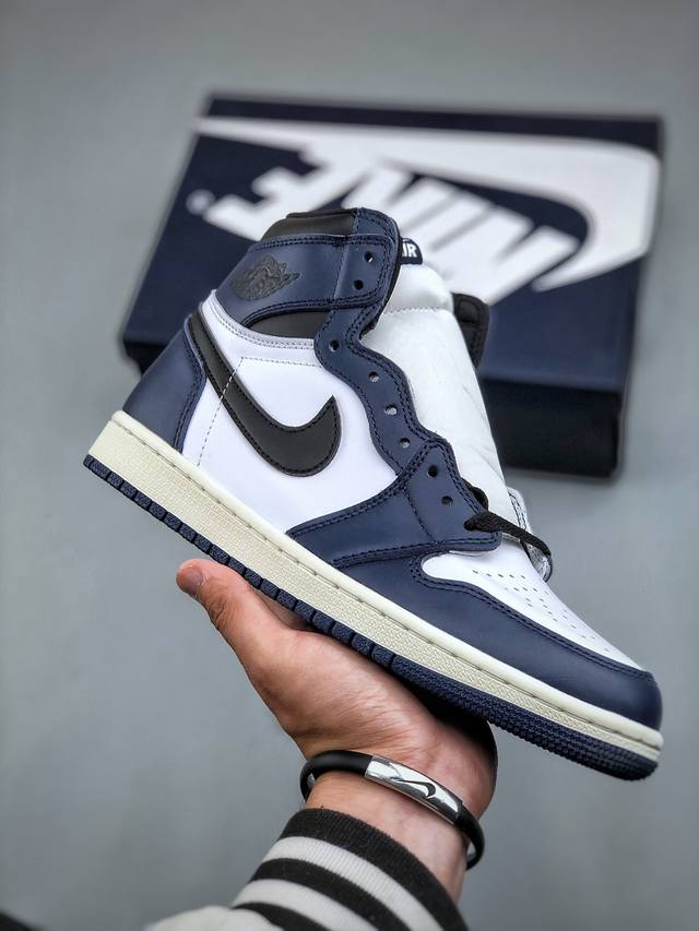 Air Jordan 1 High Og Midnight Navy Aj1 乔1午夜海军蓝 Dz5485-401 #配色采用午夜海军蓝、黑色、白色和水手色配色