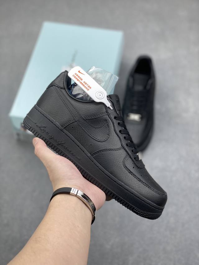 Nike Air Force 1 Low 全黑荔枝纹 空军一号低帮运动休闲板鞋 原楦头原纸板 打造纯正空军版型 专注外贸渠道 全掌内置蜂窝气垫 原盒配件 原厂中