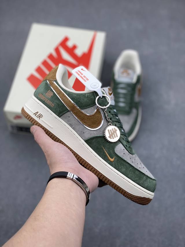 海外限量发售！公司级nike Air Force 1 '07 Low “Un联名--青苔绿”空军一号 低帮 运动鞋 休闲鞋 折边针车 工艺难度大 原楦头原纸板