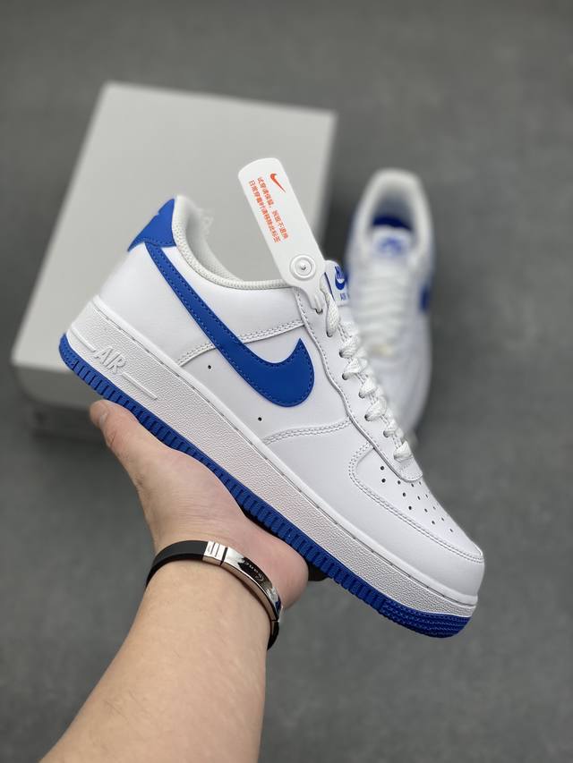 Nk Air Force 1'07 Low 白宝蓝 空军一号低帮休闲板鞋 原楦头原纸板 打造纯正空军版型#专注外贸渠道 全掌内置蜂窝气垫 #原盒配件 原厂中底钢