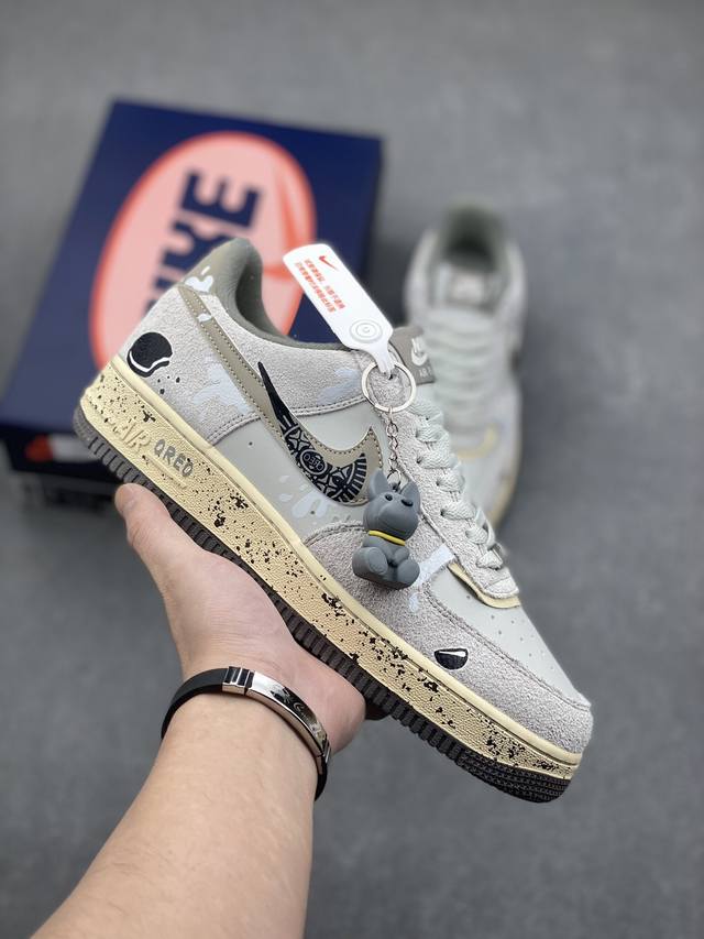 海外限量发售！公司级nike Air Force 1 '07 Low 空军一号 低帮 运动鞋 休闲鞋 折边针车 工艺难度大 原楦头原纸板 原装鞋盒 定制五金配件