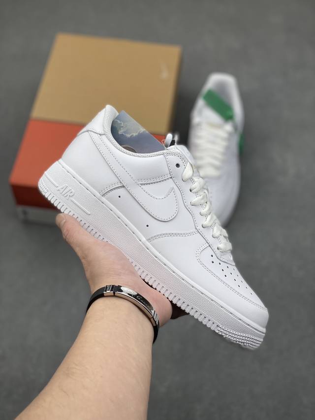 Nike Air Force 1 Low 周年全白 空军一号低帮运动休闲板鞋 原楦头原纸板 打造纯正空军版型#专注外贸渠道 全掌内置蜂窝气垫 #原盒配件 原厂中