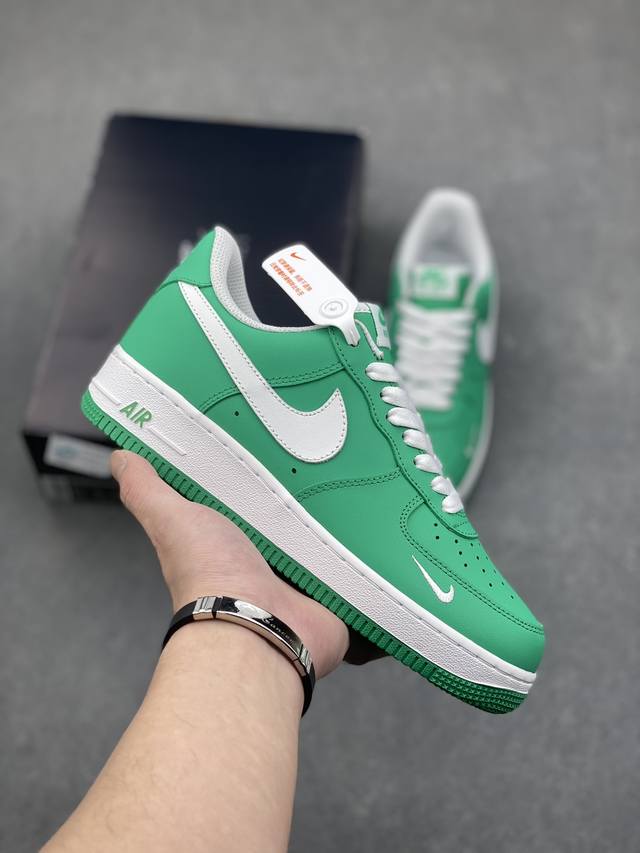 海外限量发售！公司级nike Air Force 1 '07 Low “青碧”空军一号 低帮 运动鞋 休闲鞋 折边针车 工艺难度大 原楦头原纸板 原装鞋盒 定制