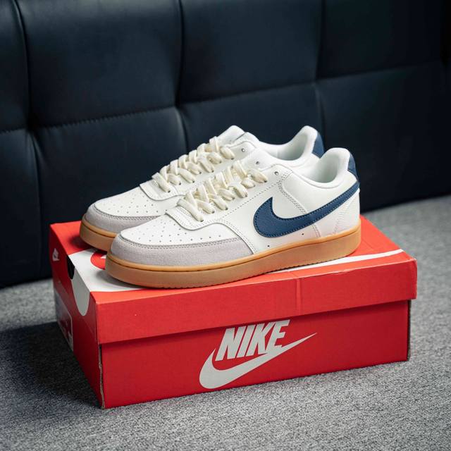 Nike Court Vision Low Lo 低帮复古百搭透气休闲运动板鞋 货号：Hf1068 133 尺码：40 40.5 41 42 42.5 43 4