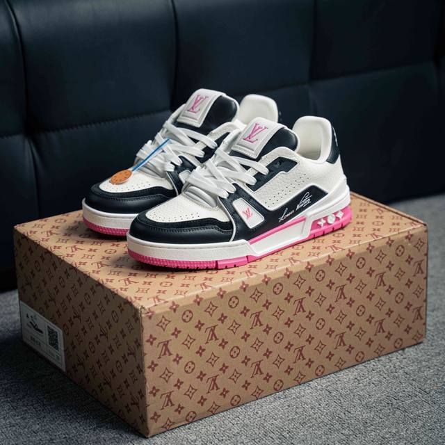 Tyler X Louis Vuitton 路易威登 Lv Trainer 联名款 低帮休闲板鞋 海淘代购同渠道品质 高端零售 外贸充正专供 原版购入开发 Zp