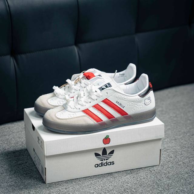 阿迪达斯adidas Gazelle Indoor 贝壳头系列低帮厚底松糕经典百搭休闲运动板鞋 货号：Ii0013 尺码：35 36 37 37.5 38 38