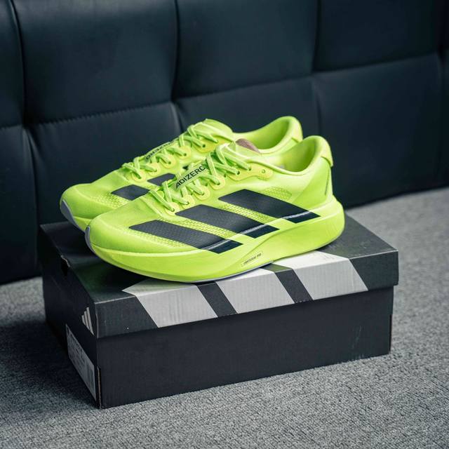 阿迪达斯 Adidas Adizero Evo Sl 运动舒适防滑耐磨 低帮跑步鞋 阿迪达斯革新力作 破纪录轻跑鞋 Adizero Adios Pro Evo