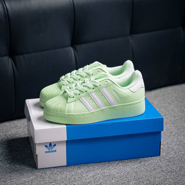 阿迪达斯adidas三叶草 Originals Superstar贝壳头系列低帮经典百搭休闲运动板鞋 货号：Id5729 尺码：35 36 37 37.5 38