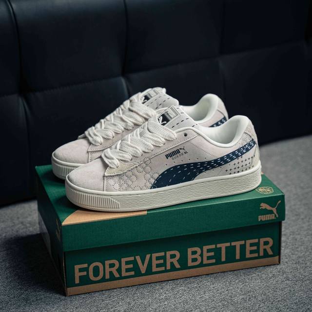 Puma Suede Xl复古单品 彪马 防滑耐磨低帮德训板鞋 货号:395777 02 尺码:36 36.5 37 38 38.5 39 40 40.5 41