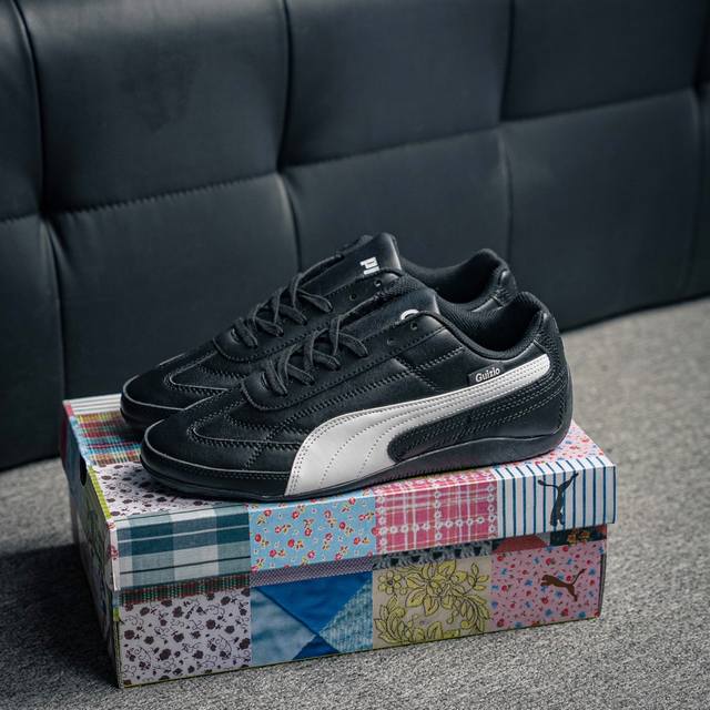 Puma Suedecat L 复古单品 彪马 防滑耐磨低帮德训板鞋 货号：401844 01 尺码：36 36.5 37.5 38 38.5 39 40 40