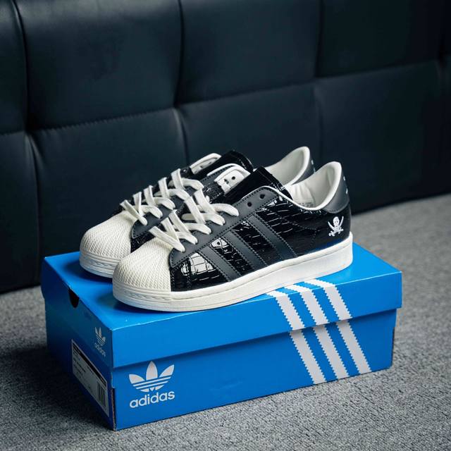 阿迪达斯adidas三叶草 Originals Superstar Sstrn 2024 贝壳头系列低帮经典百搭休闲运动板鞋 货号：B34070 尺码：36 3