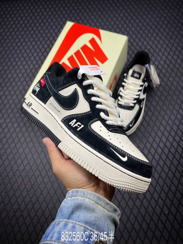 公司级nike Air Force 1‘07 原楦头原纸板 打造纯正低帮空军版型 专注外贸渠道 全掌内置蜂窝气垫 原盒配件 原厂中底钢印、拉帮完美 货号:Sj6