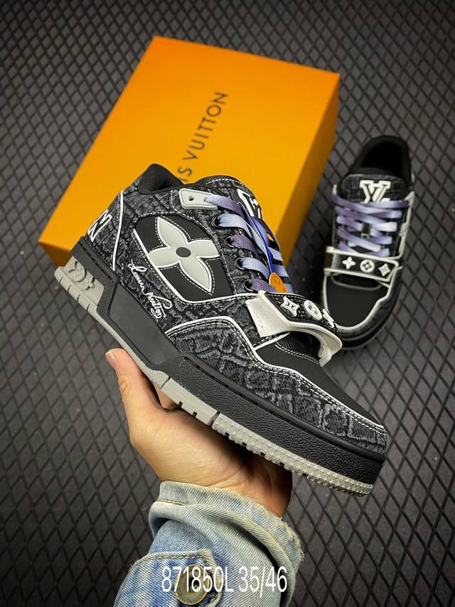 Tyler X Louis Vuitton 路易威登 Lv Trainer 联名款 低帮休闲板鞋 海淘代购同渠道品质 高端零售 外贸充正专供 原版购入开发 Zp