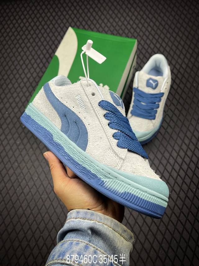 Puma Suede Xl Skate 复古单品 彪马 防滑耐磨低帮德训板鞋简约大方的造型设计，给人以随性休闲的时尚格调，穿着舒适轻便，运动灵活自如，满足日常个