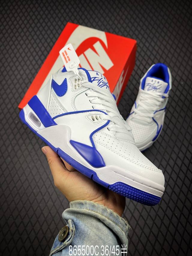 公司级耐克nike Air Flight 89男子运动鞋 Aj4兄弟款 缓震篮球鞋 重塑80年代后期非凡篮球战靴的经典风范 利落皮革结构搭载卓越缓震系统 重现传