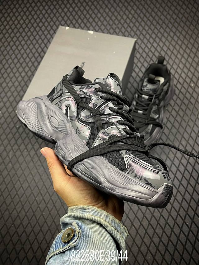 新货巴黎世家balenciaga Sneaker Rose Pink Black 运动休闲鞋系列低帮复古野跑潮流风百搭休闲运动慢跑鞋 #海外版 #广东品质原厂