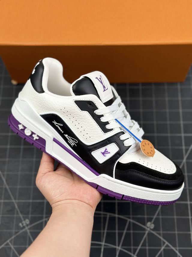 Tyler X Louis Vuitton 路易威登 Lv Trainer 联名款 低帮休闲板鞋 海淘代购同渠道品质 高端零售 外贸充正专供 原版购入开发 Zp