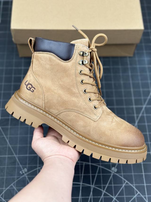 新货ugg 2024秋冬新品 毛绒一体内里 保暖锁热 秋冬必备 户外中帮休闲马丁靴雪地靴系列 #广东大厂品质 24Ss秋冬新款 时尚潮流搭配 面料釆用意大利进口