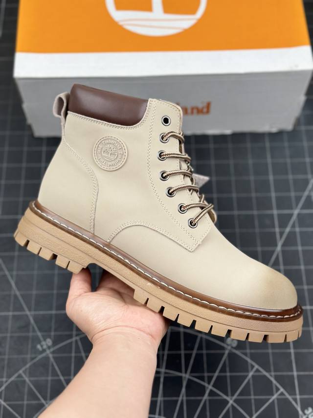 新货#Timberland添柏岚 天伯伦户外高帮休闲大黄靴系列 #广东大厂品质 原盒原包装 #24Ss新款 时尚潮流搭配 面料采用意大利顶级磨砂细纹牛皮 搭配防