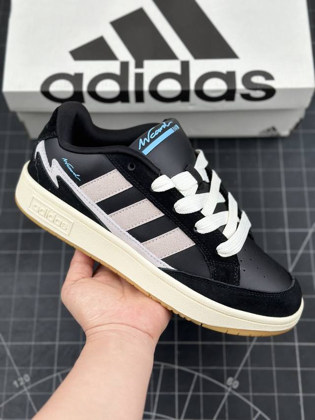 阿迪达斯adidas Wcard Adv学院系列 经典复古低帮百搭网球运动休闲鞋 这款adidas Card低帮经典运动鞋，助你舒适自信活动。采用实穿皮革鞋面和