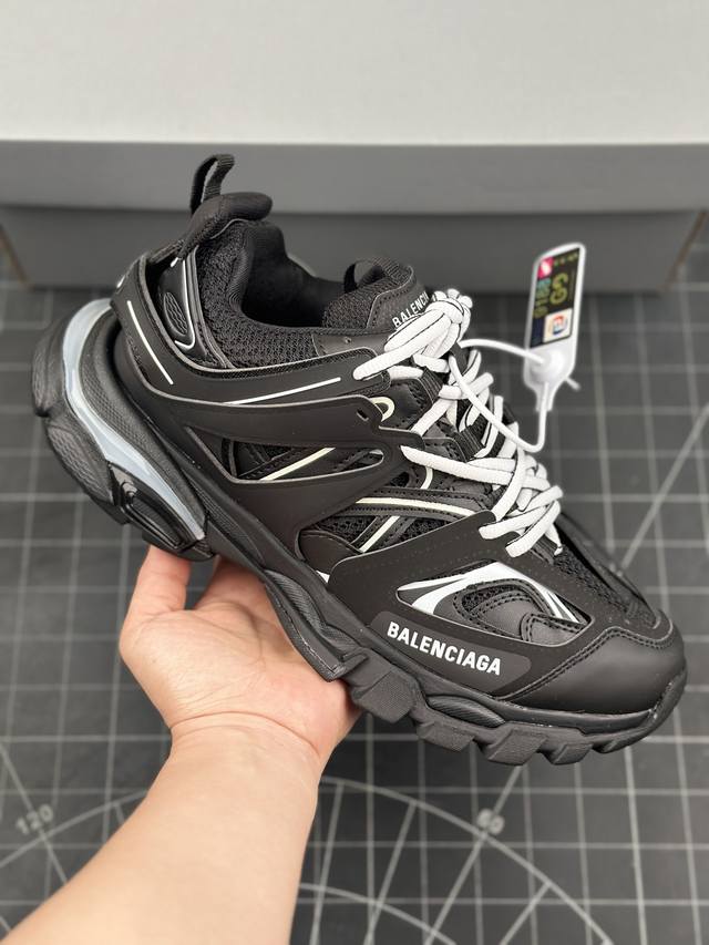 Go版 Balenciaga 巴黎世家3.0低帮老爹鞋 Balenciaga3.0 Track.2 Open Sneaker 巴黎世家3.0 三代户外概念鞋