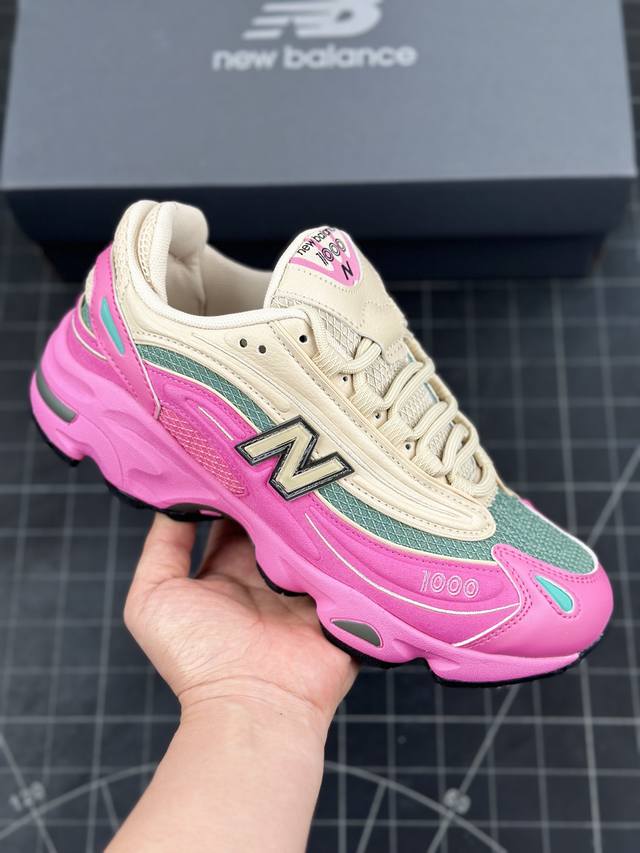 新百伦 Nb New Balance M1000Sl系列复古老爹风网布跑步休闲运动鞋 小众老爹鞋 New Balance Nb系列鞋款最早风靡于 0 年初的时候