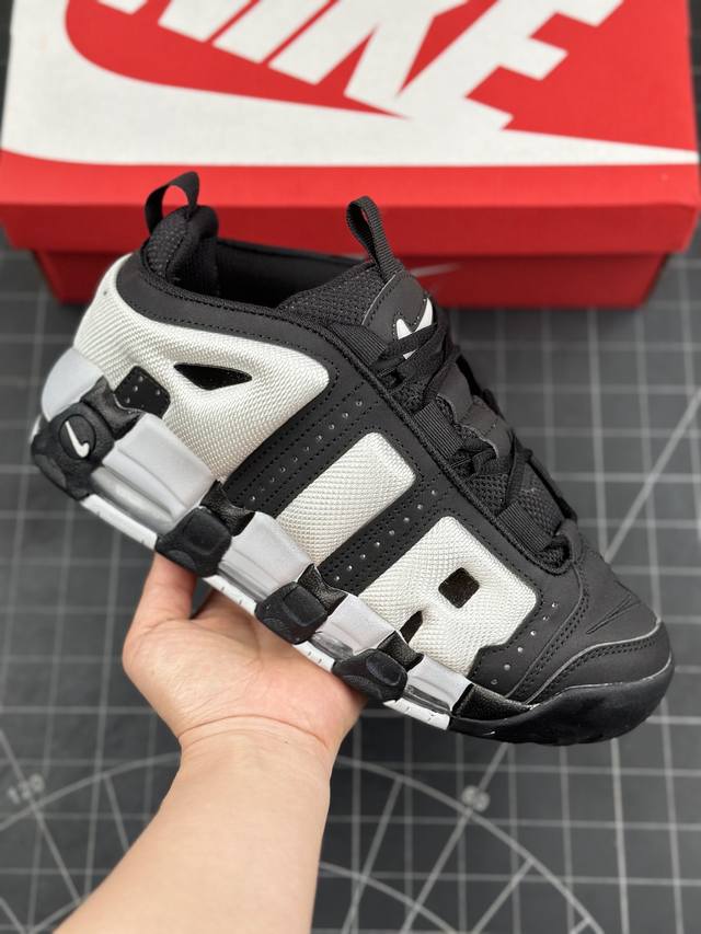 耐克 Nike Air More Uptempo '96 皮蓬全掌气垫男女子运动鞋厚底增高缓震慢跑鞋 续写 20 世纪 80 年代和 90 年代篮球运动飞速发展