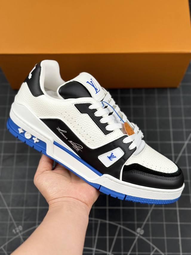 年底清仓福利特价本地 核心私 原4Xx顶级版本 Louis Vuitton 路易威登 Lv Trainer 低帮休闲板鞋 全新版本 原版购入 历时两个月调试开发