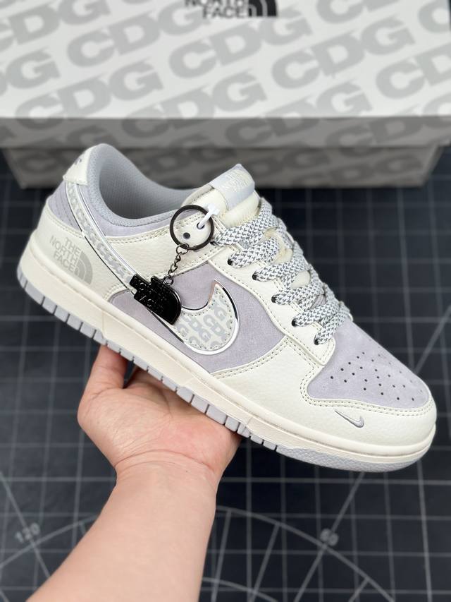 Nk Sb Dunk Low 北面联名-米白北极狐 周年高端定制 低帮休闲板鞋 #定制鞋盒 大厂纯原品质出货 超高清洁度 皮料切割干净无任何毛边 细节完美 货号