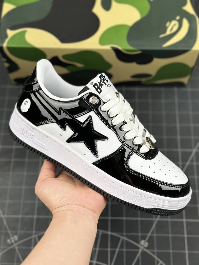 潮流教父nigo品牌 Bape Sta “Tokyo”经典百搭休闲运动板鞋 经典猿人头设计 纯正版型 海玻璃鞋垫 内置全掌气垫 全套顶级包装 包含猿人logo定