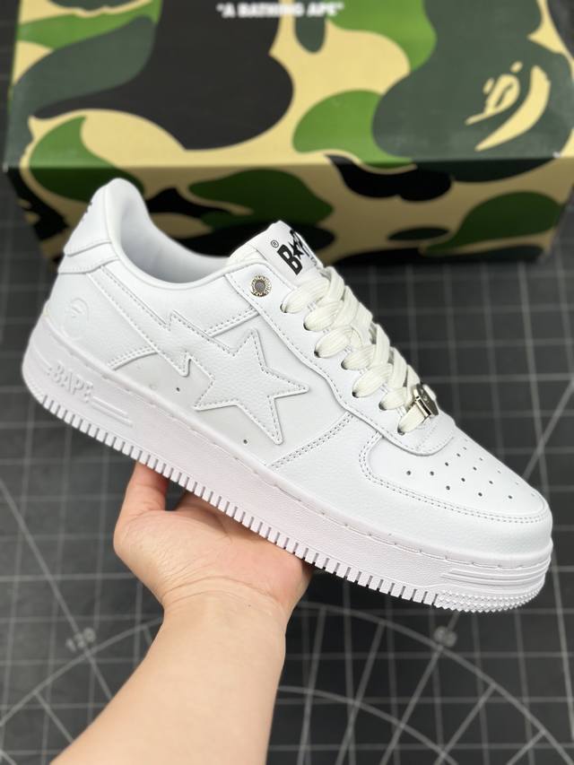 潮流教父nigo品牌 Bape Sta “Tokyo”经典百搭休闲运动板鞋 经典猿人头设计 纯正版型 海玻璃鞋垫 内置全掌气垫 全套顶级包装 包含猿人logo定