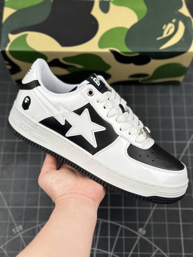 潮流教父nigo品牌 Bape Sta “Tokyo”经典百搭休闲运动板鞋 经典猿人头设计 纯正版型 海玻璃鞋垫 内置全掌气垫 全套顶级包装 包含猿人logo定