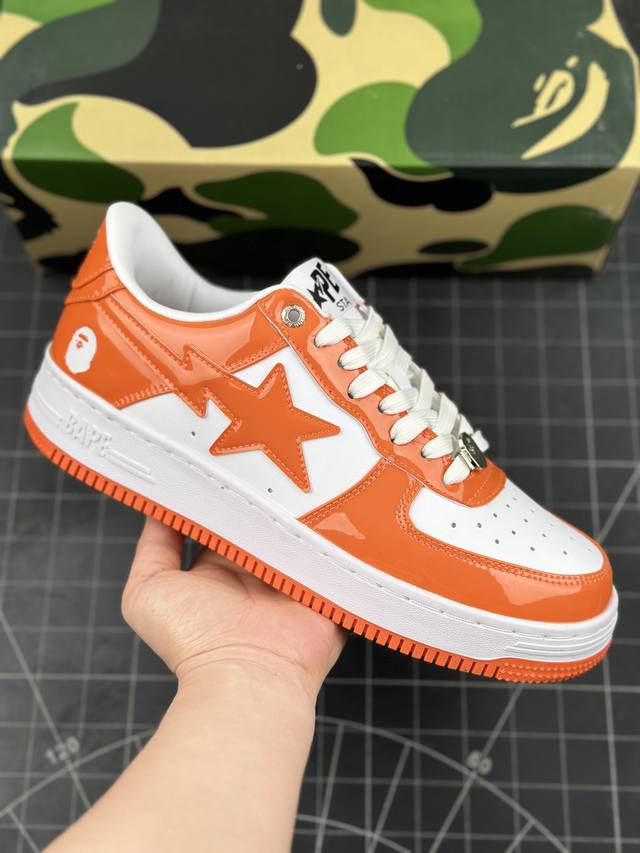 潮流教父nigo品牌 Bape Sta “Tokyo”经典百搭休闲运动板鞋 经典猿人头设计 纯正版型 海玻璃鞋垫 内置全掌气垫 全套顶级包装 包含猿人logo定