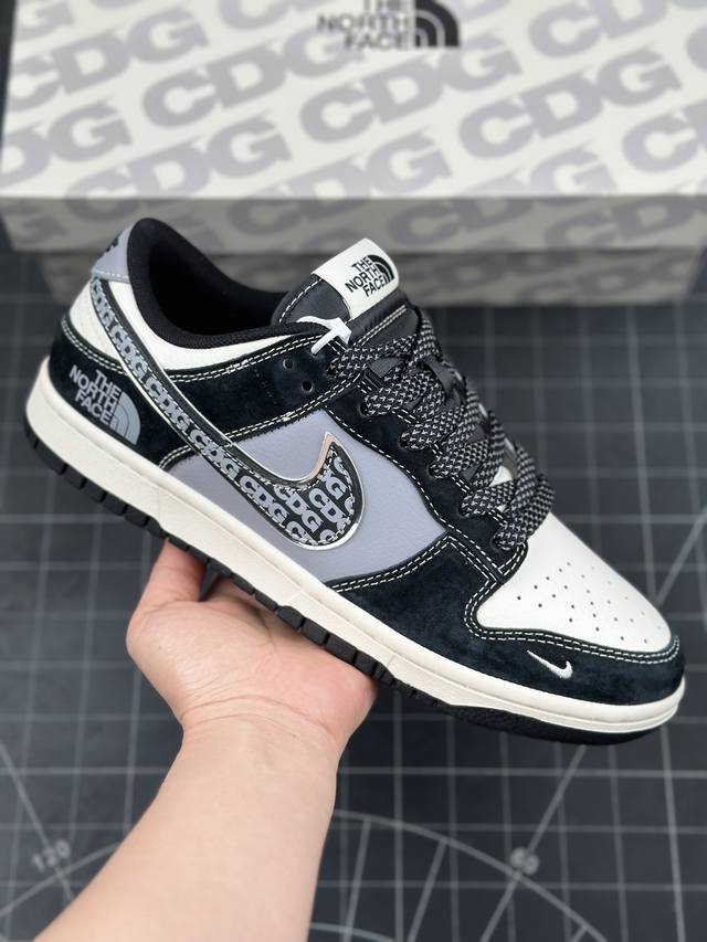 Nk Sb Dunk Low 北面联名-Edg印花勾 周年高端定制 低帮休闲板鞋 #定制鞋盒 大厂纯原品质出货 超高清洁度 皮料切割干净无任何毛边 细节完美 货