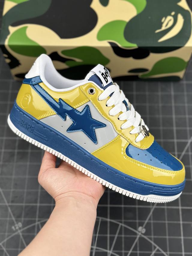 潮流教父nigo品牌 Bape Sta “Tokyo”经典百搭休闲运动板鞋 经典猿人头设计 纯正版型 海玻璃鞋垫 内置全掌气垫 全套顶级包装 包含猿人logo定