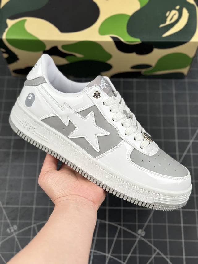 潮流教父nigo品牌 Bape Sta “Tokyo”经典百搭休闲运动板鞋 经典猿人头设计 纯正版型 海玻璃鞋垫 内置全掌气垫 全套顶级包装 包含猿人logo定