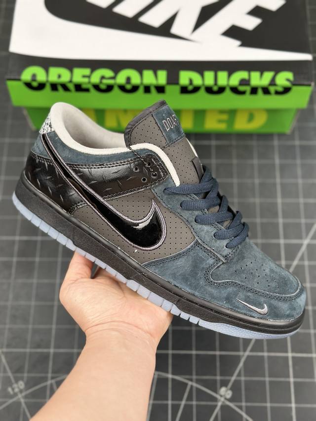 公司级耐克nike Dunk Low “What The Ducks Of A Feather ”黑灰鸭 复古低帮休闲运动滑板板鞋 采用脚感柔软舒适zoomai