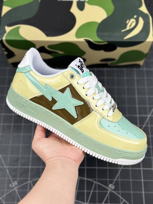 潮流教父nigo品牌 Bape Sta “Tokyo”经典百搭休闲运动板鞋 经典猿人头设计 纯正版型 海玻璃鞋垫 内置全掌气垫 全套顶级包装 包含猿人logo定