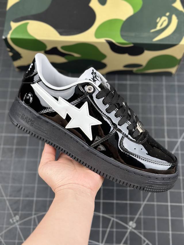 潮流教父nigo品牌 Bape Sta “Tokyo”经典百搭休闲运动板鞋 经典猿人头设计 纯正版型 海玻璃鞋垫 内置全掌气垫 全套顶级包装 包含猿人logo定