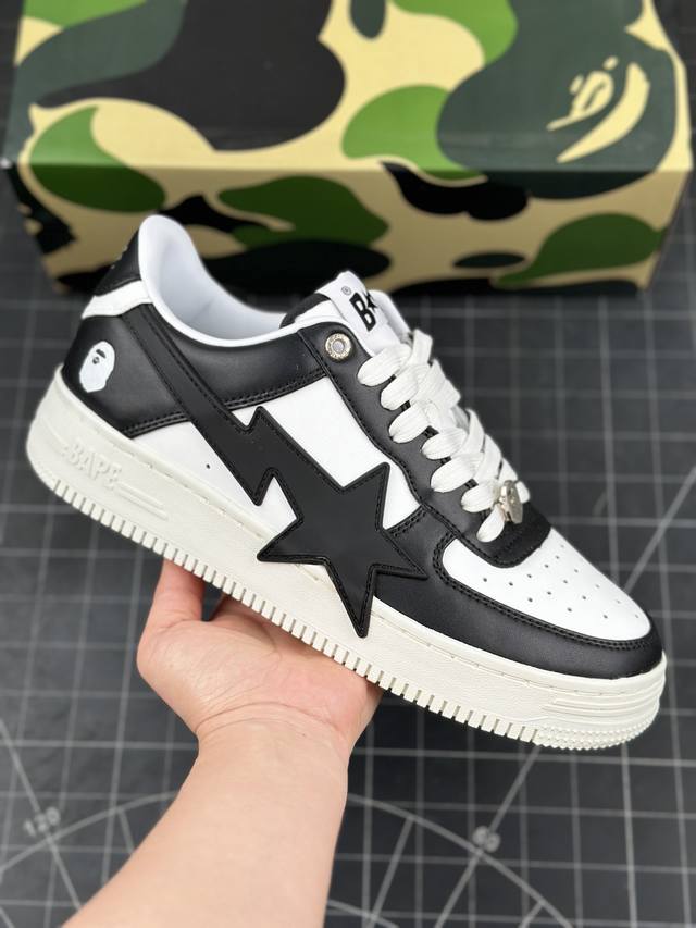 潮流教父nigo品牌 Bape Sta “Tokyo”经典百搭休闲运动板鞋 经典猿人头设计 纯正版型 海玻璃鞋垫 内置全掌气垫 全套顶级包装 包含猿人logo定