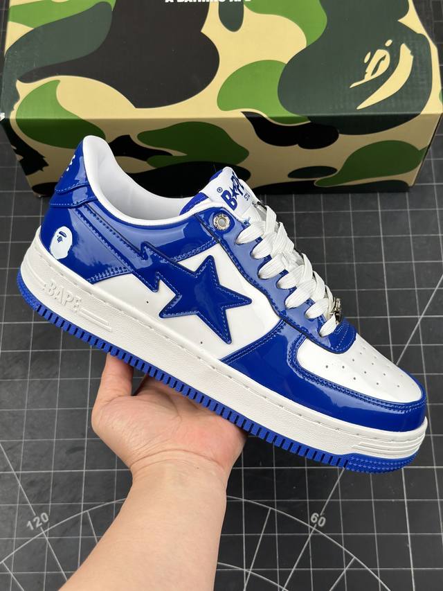 潮流教父nigo品牌 Bape Sta “Tokyo”经典百搭休闲运动板鞋 经典猿人头设计 纯正版型 海玻璃鞋垫 内置全掌气垫 全套顶级包装 包含猿人logo定