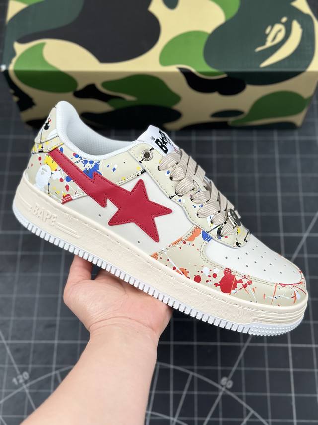 潮流教父nigo品牌 Bape Sta “Tokyo”经典百搭休闲运动板鞋 经典猿人头设计 纯正版型 海玻璃鞋垫 内置全掌气垫 全套顶级包装 包含猿人logo定