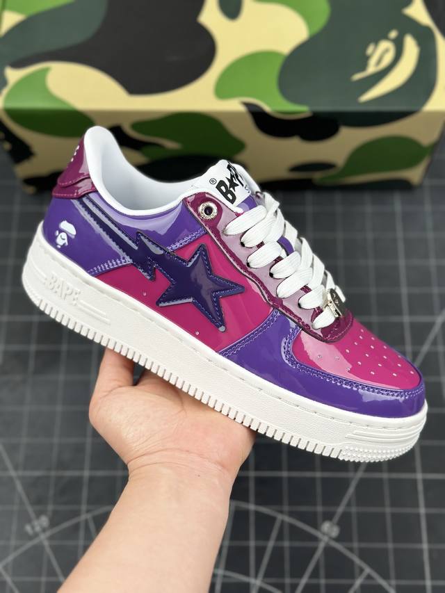 潮流教父nigo品牌 Bape Sta “Tokyo”经典百搭休闲运动板鞋 经典猿人头设计 纯正版型 海玻璃鞋垫 内置全掌气垫 全套顶级包装 包含猿人logo定