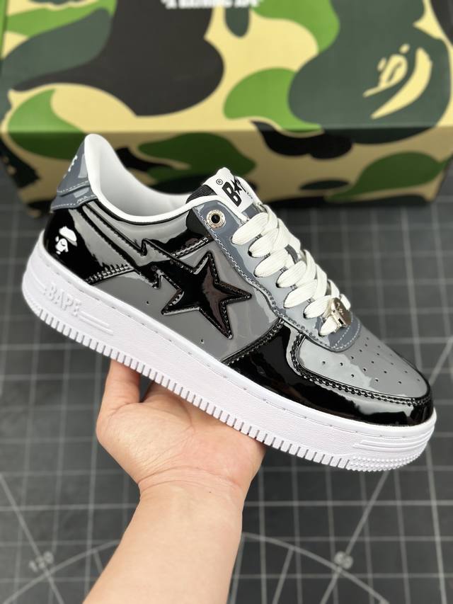 潮流教父nigo品牌 Bape Sta “Tokyo”经典百搭休闲运动板鞋 经典猿人头设计 纯正版型 海玻璃鞋垫 内置全掌气垫 全套顶级包装 包含猿人logo定