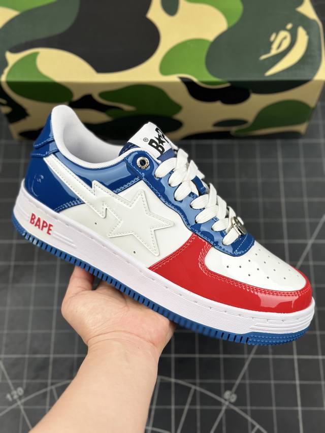 潮流教父nigo品牌 Bape Sta “Tokyo”经典百搭休闲运动板鞋 经典猿人头设计 纯正版型 海玻璃鞋垫 内置全掌气垫 全套顶级包装 包含猿人logo定