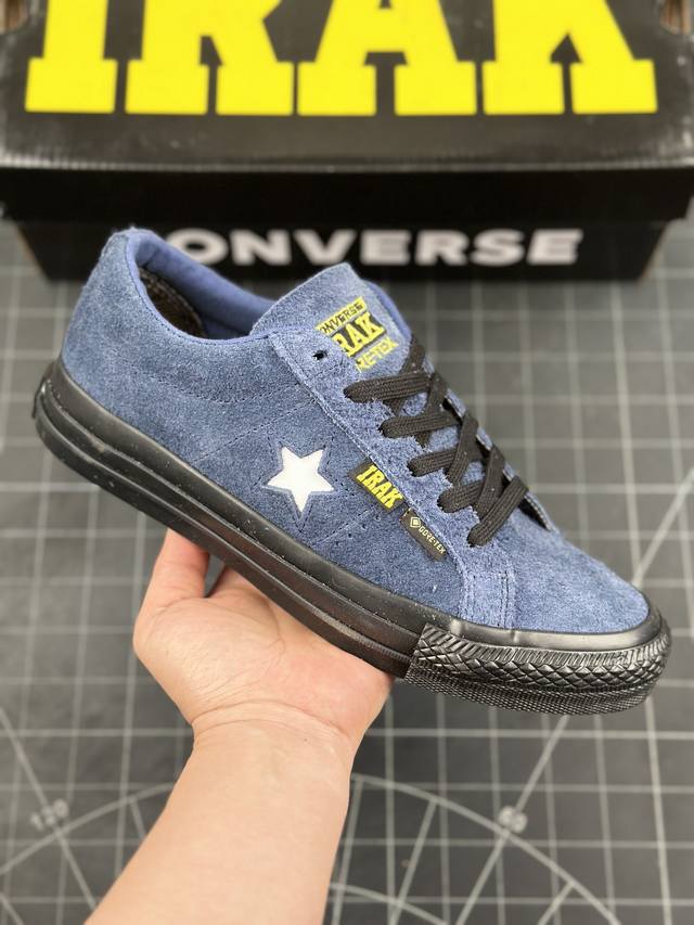 Irak X Converse One Star Gore-Tex 联名款 匡威木村一星复古休闲滑板鞋 经典鞋型提供舒适穿着感受 低调不浮夸 简约设计 时尚百搭