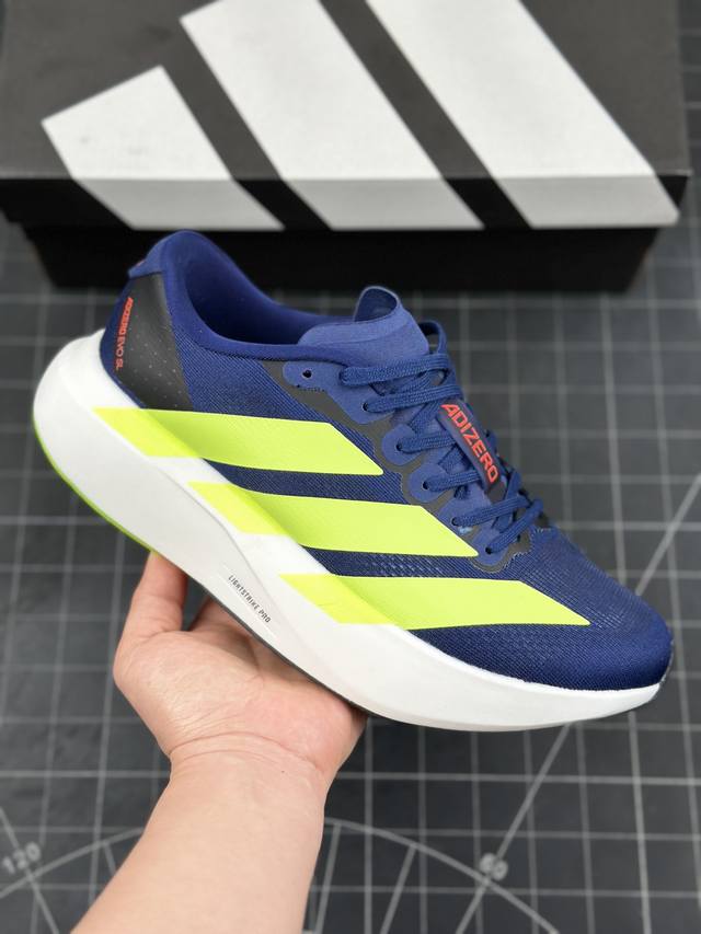 阿迪达斯 Adidas Adizero Evo Sl 轻盈跑鞋 耐磨减震专业跑步鞋 冲向目标，一路向前，不断挑战和突破自我 无论是平时训练还是马拉松，让这款ad