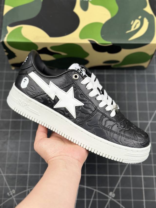 潮流教父nigo品牌 Bape Sta “Tokyo”经典百搭休闲运动板鞋 经典猿人头设计 纯正版型 海玻璃鞋垫 内置全掌气垫 全套顶级包装 包含猿人logo定