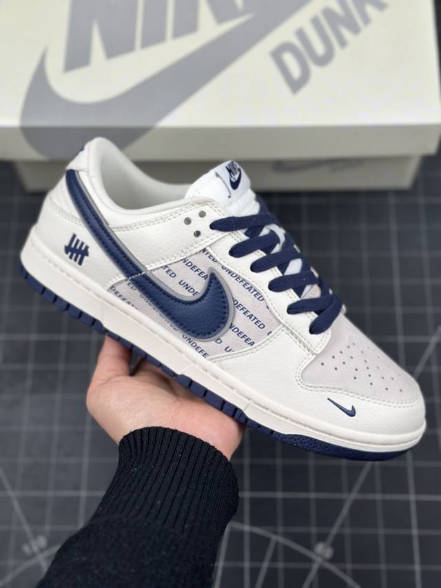 Nk Sb Dunk Low Un联名-英文藏蓝底 周年高端定制 低帮休闲板鞋 #定制鞋盒 大厂纯原品质出货 超高清洁度 皮料切割干净无任何毛边 细节完美 货号